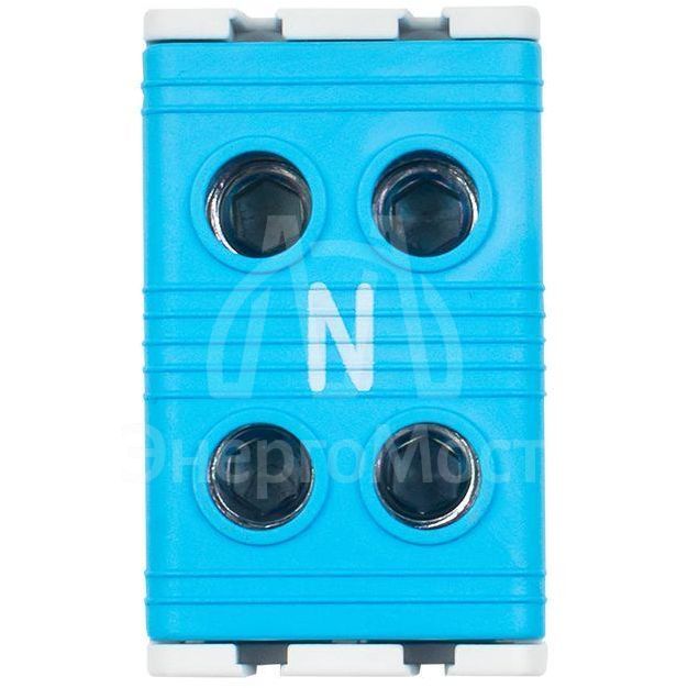 Клемма силовая вводная двойная КСВ 16-50кв.мм син. EKF plc-kvs2-16-50-blue