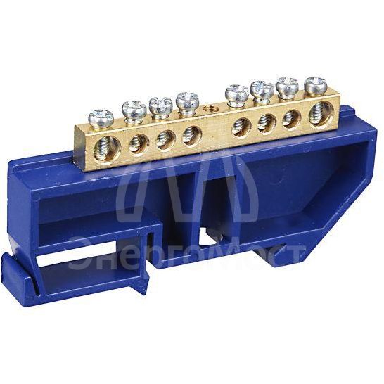 Шина нулевая на DIN-изол. ШНИ 6х9-8-Д-С IEK YNN10-69-8D-K07