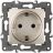 Розетка 1-м СП Эра Elegance 14-2102-04 16А IP20 16AX 250В 2P+E Schuko защ. шторки шампань Эра Б0034275