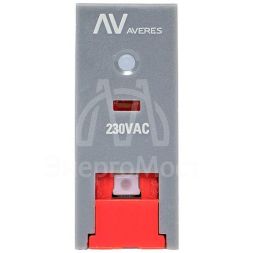 Реле промежуточное с кнопкой и мех. индикацией RPAt 22/2 8А 230В AC EKF rpat-22-2-230AC