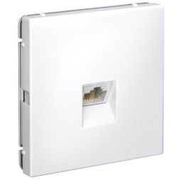 Розетка компьютерная ArtGallery RJ45 кат.5E механизм бел. SE GAL000183