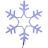 Фигура &amp;quot;Снежинка LED&amp;quot; 55смх55см син. 28Вт 220В IP44 NEON-NIGHT 501-335