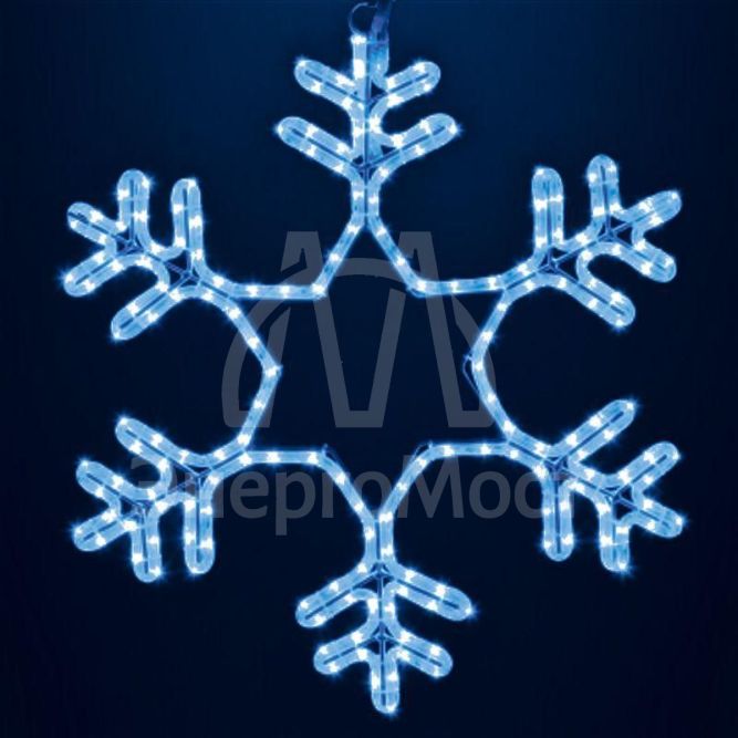 Фигура &amp;quot;Снежинка LED&amp;quot; 55смх55см син. 28Вт 220В IP44 NEON-NIGHT 501-335
