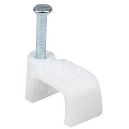 Скоба крепежная квадратная плоская 9мм (уп.50шт) EKF plcn-ss-9