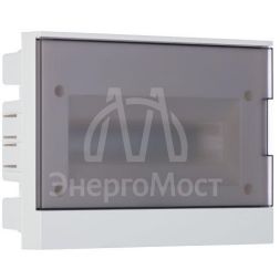 Бокс в нишу Basic E 12М сер. прозр. дверь (с клемм) ABB 1SZR004002A1204
