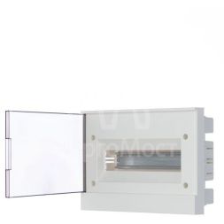 Бокс в нишу Basic E 12М сер. прозр. дверь (с клемм) ABB 1SZR004002A1204