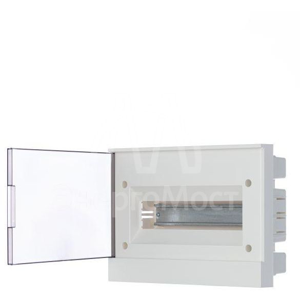 Бокс в нишу Basic E 12М сер. прозр. дверь (с клемм) ABB 1SZR004002A1204