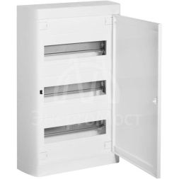 Щит навесной Nedbox 3х12мод. бел. дверь Leg 601238