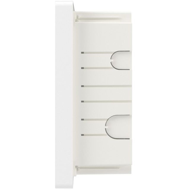 Щиток встраиваемый FRAME 18мод с тонированной дверцей с 2 шинами PEN на 8 и 10 отверст. бел. DKC F18B1WD