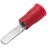 Наконечник изол. штыревой плоский 0.25-1.5кв.мм А=2.5мм кр. (уп.100шт) DKC 2A11LP