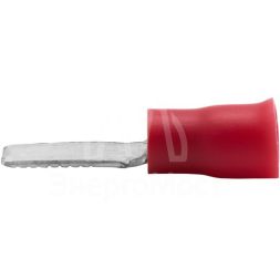 Наконечник изол. штыревой плоский 0.25-1.5кв.мм А=2.5мм кр. (уп.100шт) DKC 2A11LP