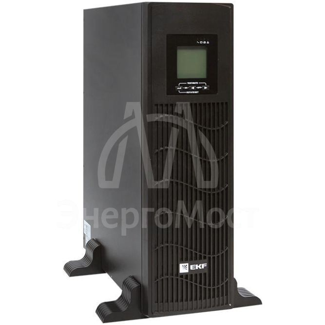 Источник бесперебойного питания линейно-интерактивный E-Power PSW 600 3000В.А для монтажа в стойку с АКБ 4х12В 9А.ч PROxima EKF PSW-630-RTB