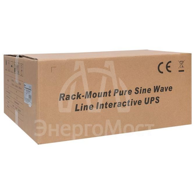 Источник бесперебойного питания линейно-интерактивный E-Power PSW 600 3000В.А для монтажа в стойку с АКБ 4х12В 9А.ч PROxima EKF PSW-630-RTB