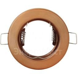 Светильник встраиваемый под лампу MR16 бронза IEK LUVB0-GU05-1-K29