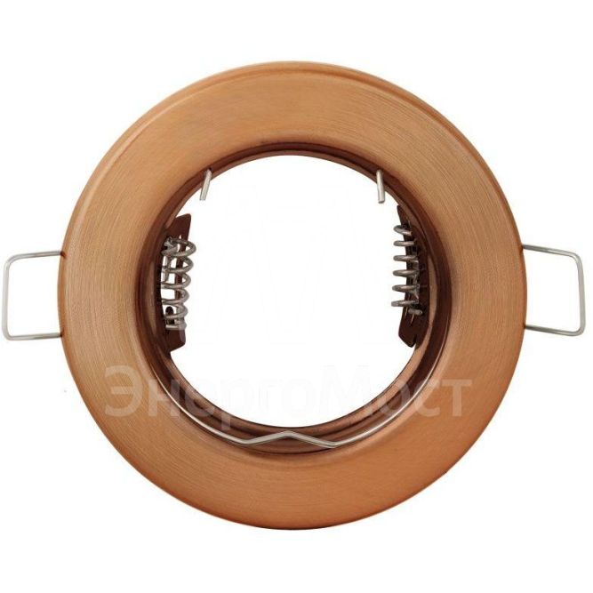 Светильник встраиваемый под лампу MR16 бронза IEK LUVB0-GU05-1-K29