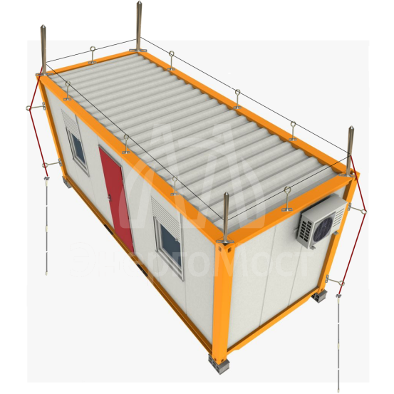 Комплект молниезащиты контейнера 40 футов