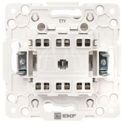 Механизм переключателя проходного 2-кл. Стокгольм 10А винт. клеммы бел. PROxima EKF EYV10-027-20
