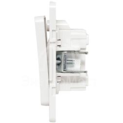 Механизм переключателя проходного 2-кл. Стокгольм 10А винт. клеммы бел. PROxima EKF EYV10-027-20