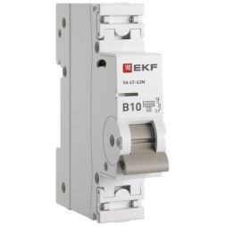 Выключатель автоматический 1п B 10А 4.5кА ВА 47-63N PROxima EKF M634110B