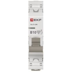 Выключатель автоматический 1п B 10А 4.5кА ВА 47-63N PROxima EKF M634110B
