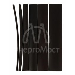 Набор трубок термоусадочных нг-LS 2/1-4/2-6/3-8/4-10/5-12/6 100мм черн. бокс IEK UDR10-002-012-105-K02-B