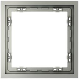 Рамка 1-м S70 пластик. сталь Voltum VLS100105