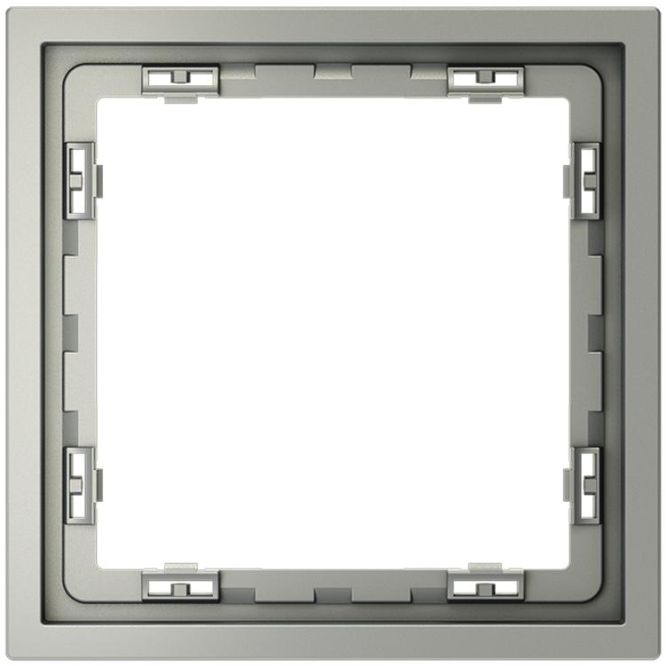 Рамка 1-м S70 пластик. сталь Voltum VLS100105