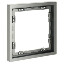 Рамка 1-м S70 пластик. сталь Voltum VLS100105