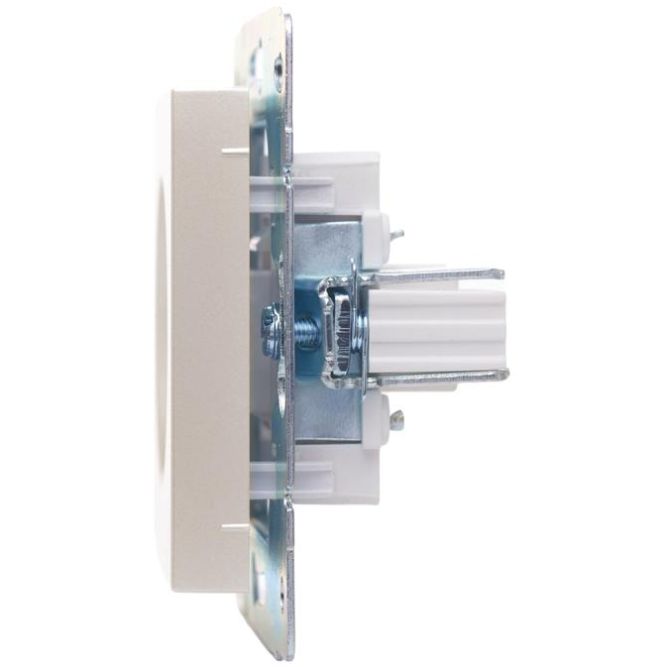 Розетка компьютерная 1-м СП Vesna механизм жемчуж./бел. перламутр LEZARD 742-3088-140