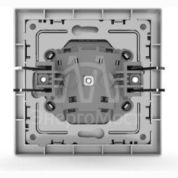 Розетка 1-м СП Pixel 16А IP20 без заземл. в сборе алюм. TOKOV ELECTRIC TKE-PX-R1F-C03