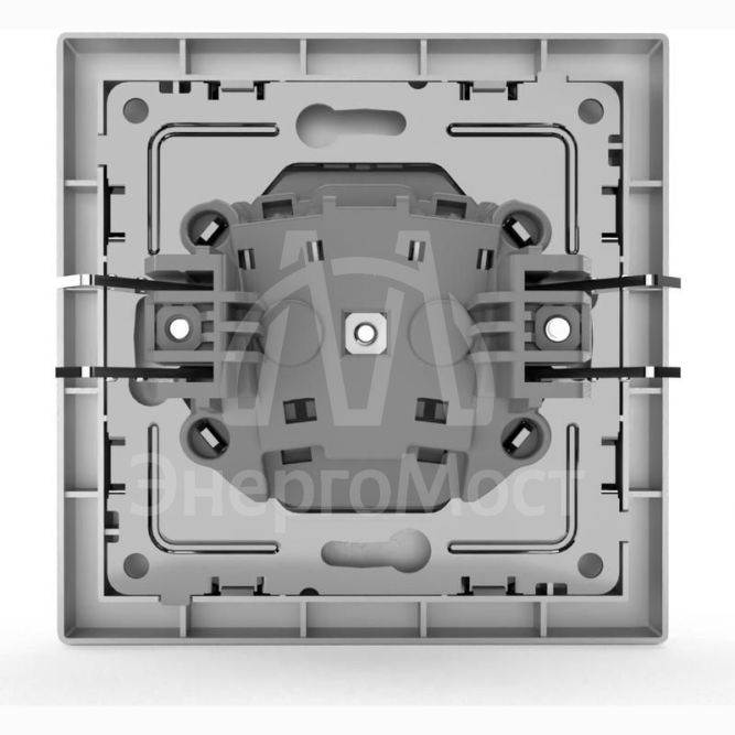 Розетка 1-м СП Pixel 16А IP20 без заземл. в сборе алюм. TOKOV ELECTRIC TKE-PX-R1F-C03