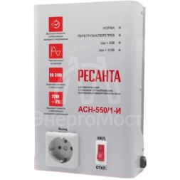 Стабилизатор напряжения АСН-550/1-И Ресанта