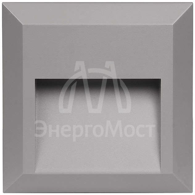 Светильник светодиодный PST/W S124124 2Вт 4000К IP65 накладной для подсветки стен и ступеней GREY Pro+ JazzWay 5005587