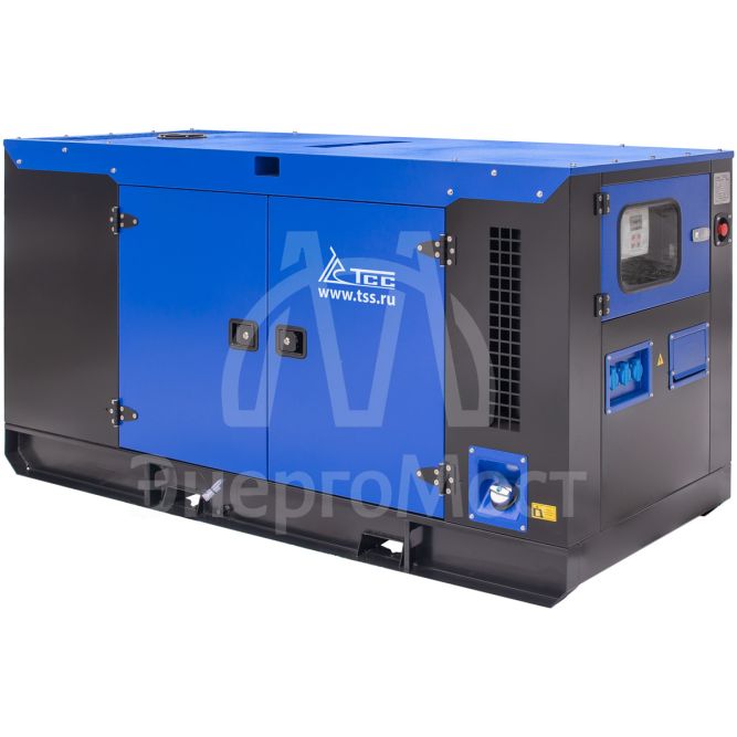 Дизельный генератор ТСС АД-40С-Т400 в шумозащитном кожухе с АВР