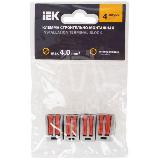 Клемма строительно-монтаж. СМК 222-412 IEK UKZ-004-412