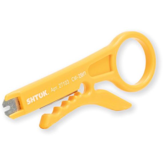 Съемник изоляции для UTP/STP кабеля и одиночных проводов СИ-2ВП (27103) SHTOK 376584