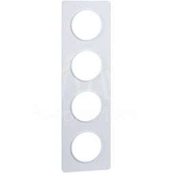 Рамка 4-м Odace бел. SchE S52P808