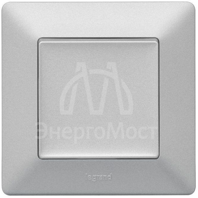 Рамка 1-м Valena Life универсальная алюм. Leg 754137