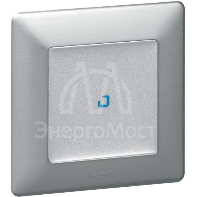 Рамка 1-м Valena Life универсальная алюм. Leg 754137