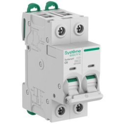 Выключатель автоматический 2п C 8А 6кА Systeme9 400В SE S9F22208