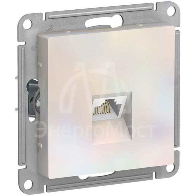 Механизм розетки компьютерной AtlasDesign RJ45 жемчуг SchE ATN000483