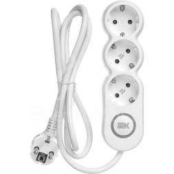 Удлинитель 3х1.5м с заземл. 16А 250В У03В UNO 2P+PE 3х1.5кв.мм IEK WYP53-16-03-D15-ZK
