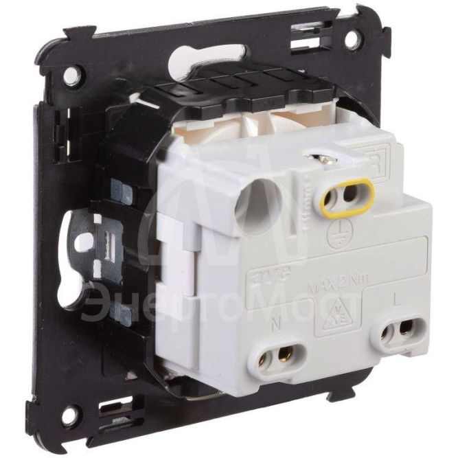 Розетка 3п 2P+E СП Avanti &amp;quot;Белое облако&amp;quot; с крышкой DKC 4400013