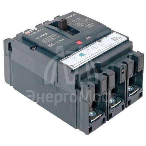 Выключатель автоматический 3п 100/80А 36кА ВА-99C Compact NS PROxima EKF mccb99C-100-80
