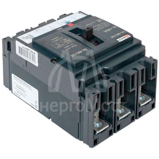 Выключатель автоматический 3п 100/80А 36кА ВА-99C Compact NS PROxima EKF mccb99C-100-80