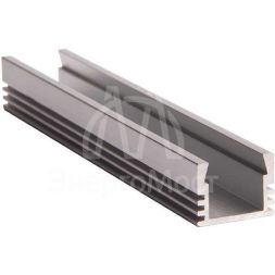 Профиль PAL 1612 накладной (дл.2м) анодированный JazzWay 1009647