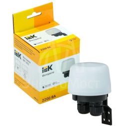 Фотореле ФР 603 2200ВА IP66 бел. IEK LFR20-603-2200-K01