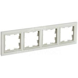 Рамка 4-м BRITE РУ-4-БрКр беж. IEK BR-M42-K10