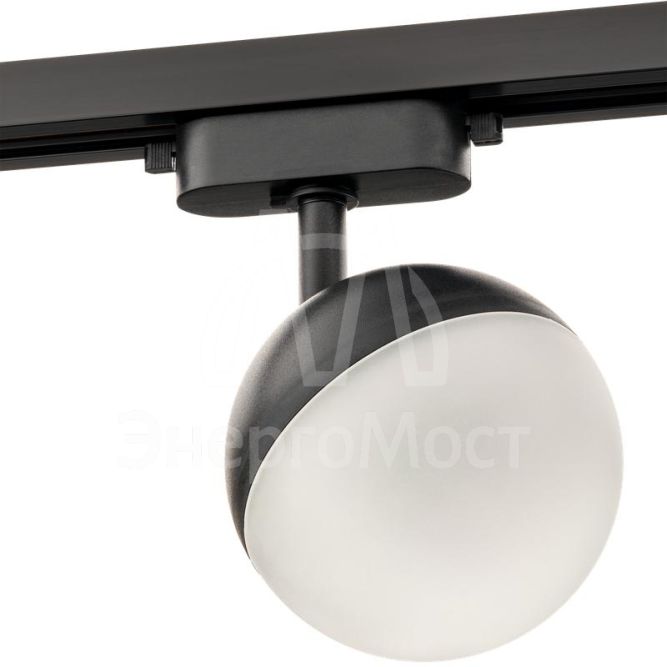 Светильник трековый ARTLINE поворотный шар 100х100х75мм GX53 230В пластик 4кв.м черн. Ritter 59926 9
