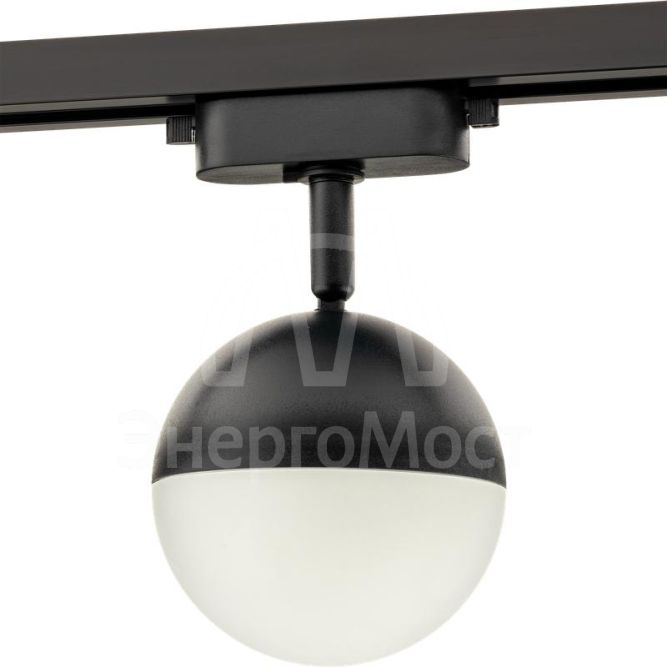 Светильник трековый ARTLINE поворотный шар 100х100х75мм GX53 230В пластик 4кв.м черн. Ritter 59926 9